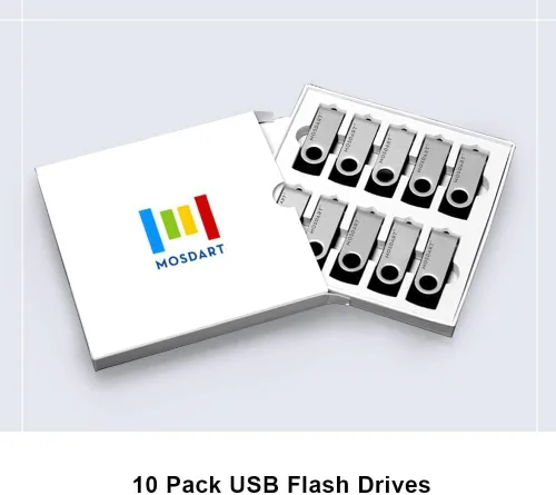 Miniatura 4 de mosDART - memoria externa USB 2.0 - capacidad pequeña - 10 unidades - 128mb indicador led, negro