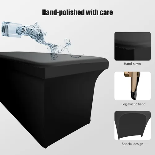 Miniatura 4 de Funda de Cama de Pestañas Limpiable de Cuero PU para Mesa de Masaje, Funda de Cama de Spa Impermeable y Reutilizable, Libre de Olor y de Alta