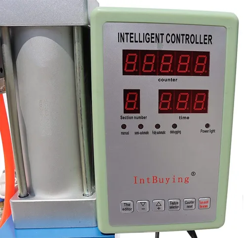 Miniatura 7 de Máquina de prensa neumática con controlador de pantalla, presión neumática de carrera de cilindro ajustable para máquina de prensa de perforación