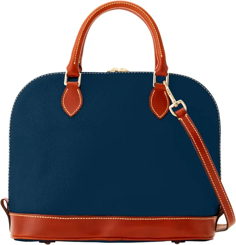 Miniatura 4 de Dooney & Bourke - Bolsa de cuero texturizado y zíper, funciona como bolsa de mano, monedero, bandolera