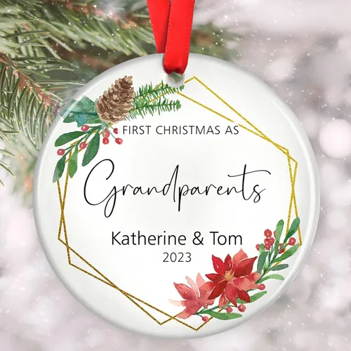 Miniatura 15 de Adornos familiares personalizados, adorno de Navidad familiar, decoración del hogar de Navidad, regalos de Navidad para la familia, adornos de árbol