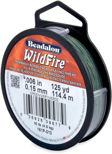 Miniatura 27 de Beadalon Wildfire Ultra - Beading Thread, Beading Supplies for Crafters, Jewelry Makers, Beaders. Braided Fishing Line