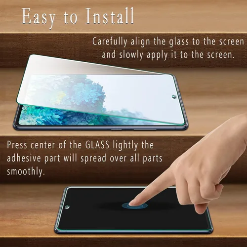 Miniatura 4 de Paquete de 2 protectores de pantalla de privacidad diseñados para Samsung Galaxy S20 FE, A53, A52, A51, vidrio templado antiespía
