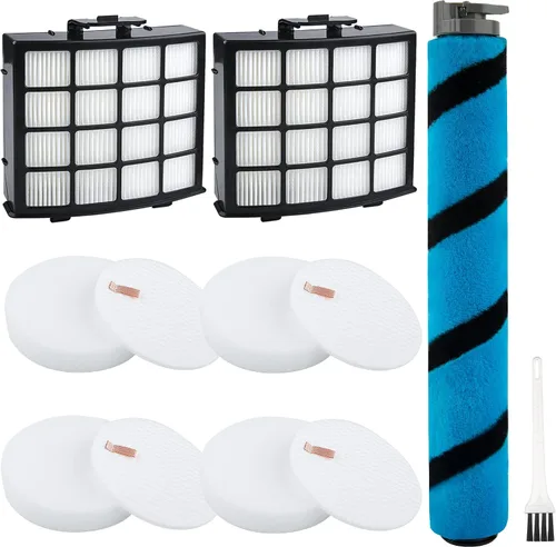 Miniatura 8 de AZ2002 - Filtros de vacío de repuesto para Shark Vertex DuoClean PowerFin Aspiradora vertical AZ2002, AZ2000W, AZ2000, parte XFFKAZ2000, XHFAZ2000