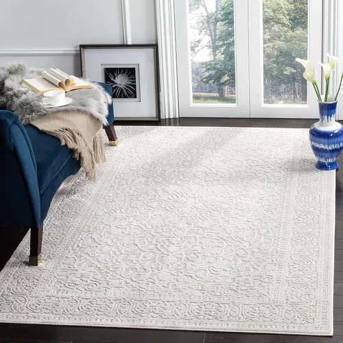Miniatura 29 de SAFAVIEH Alfombra 10x14 - Colección Reflection - Grande - Beige y Crema, Sin Desprendimiento y Fácil Limpieza, Ideal para Sala de Estar, Dormitorio