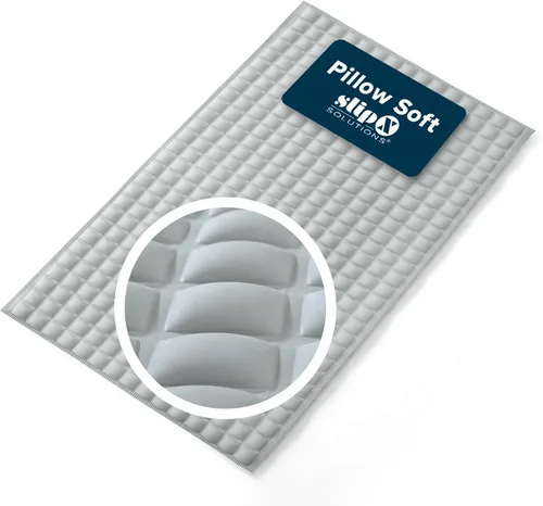 Miniatura 9 de SlipX Solutions Alfombrilla extra cómoda para bañera diseñada para pies sensibles, suavidad similar a la nube con agarre antideslizante, color crema
