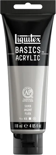 Miniatura 175 de Liquitex BASICS Pintura Acrílica, Botella de 400ml (13.5 oz), Blanco Titanio Titanio Blanco