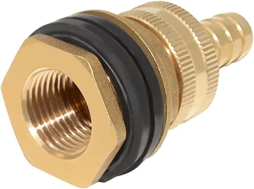Miniatura 3 de Joywayus Conector de tanque de agua macho de latón de 1/2 pulgada NPT hembra x 3/4 pulgadas GHT + lengüeta de 3/4 pulgadas x 3/4 pulgadas GHT hembra