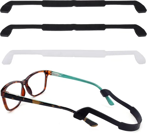 Miniatura 12 de SooGree Correas de silicona para gafas, antideslizantes, elásticas, deportivas, para niños, correas de gafas de sol para adultos