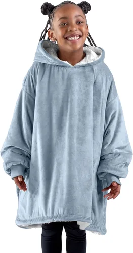 Miniatura 12 de Bare Home B-Cozy - Manta con capucha, para llevar puesta, suave, afelpada, de sherpa, cálida, acogedora, de gran tamaño, disponible en tamaños
