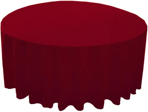 Miniatura 120 de LA Linen - Mantel redondo lavable de popelina de poliéster, resistente a manchas y arrugas, 51", mantel de tela para comedor, cocina, fiesta, Negro