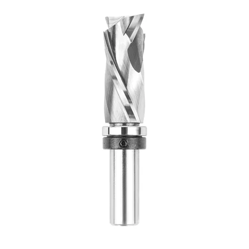 SpeTool Broca de Router de Recorte al Ras con Compresión y Rodamiento Superior, Vástago de 1/2", Diámetro de Corte de 3/4", Broca de Router de
