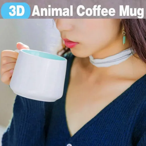 Miniatura 6 de Tazas de café de cerámica con diseño de vaca, 3 piezas, tazas de café de cerámica con manualidades, porcelana pequeña, vaca y cuchara, taza