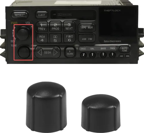 Miniatura 6 de Perillas de control de altavoz de radio de equipo original GM (paquete de 4)