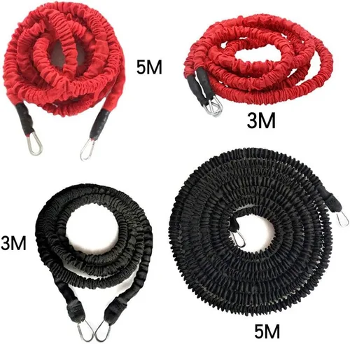 Miniatura 6 de Cuerda de entrenamiento de resistencia, fuerza explosiva, rebote, entrenamiento físico, cuerda de resistencia para mejorar la velocidad, resistencia