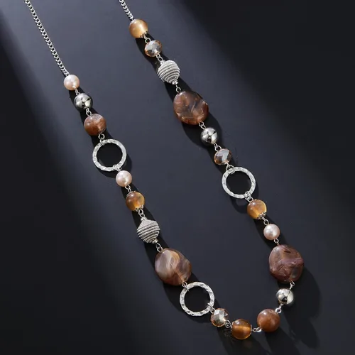 Miniatura 3 de Pearl & Club - Collar largo con cuentas para mujer