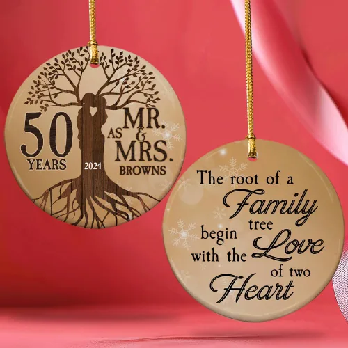 Miniatura 12 de Adorno personalizado de cerámica para parejas, adornos personalizados, regalo romántico de boda, regalo romántico para parejas, regalos de despedida