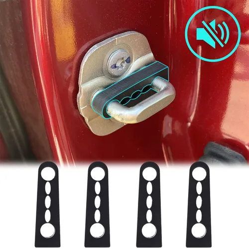 Miniatura 2 de Amortiguador de sonido Buffer de bloqueo de puerta para Nissan Qashqai X-Trail Tiida Juke Note Rogue NV200 Murano Rattling Stop Screaks Sordo Seal