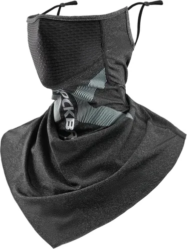 Miniatura 9 de ROCKBROS Polaina refrescante para el cuello con bucles para las orejas, cubiertas faciales de verano para hombres y mujeres, máscara de ciclismo