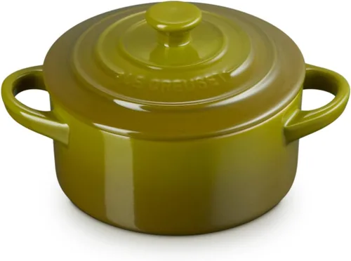 Miniatura 11 de Le Creuset Gres Mini Redondo Cocotte, 8 onzas., Blanco