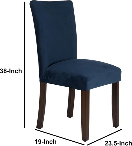 Miniatura 241 de Homepop Silla de comedor con detalles festoneados, sillas de comedor Parsons tapizadas, muebles decorativos para el hogar, tejido gris claro