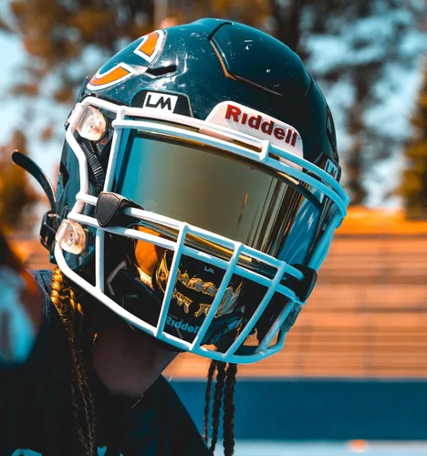 Miniatura 2 de Loudmouth - Protector bucal de fútbol, boquilla de fútbol 3D cromada, se adapta a adultos y jóvenes a partir de 5 años, accesorios protector bucal