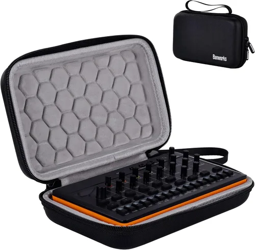 Miniatura 17 de Bolsa de transporte para controlador MIDI Banworks de poliuretano con carcasa rígida, ajuste personalizado para Ableton Push 3