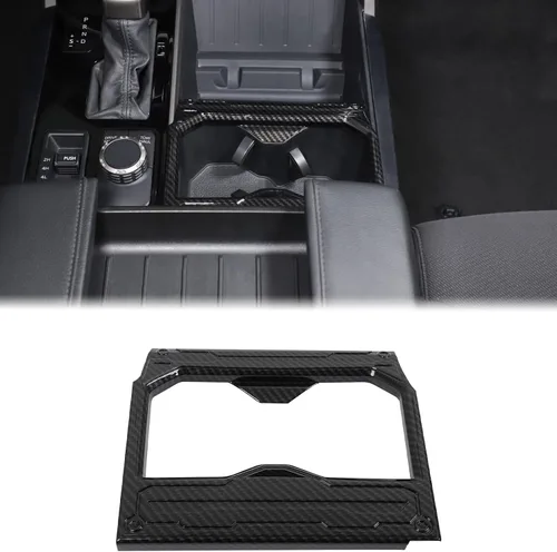 Miniatura 22 de Aunginsy Soporte para reposabrazos central de asiento delantero, cubierta de marco de taza compatible con Toyota Tundra/Sequoia 2022-2025