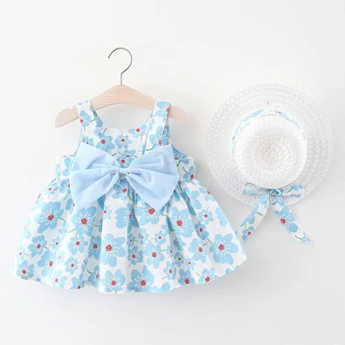 Miniatura 20 de Vestido tutú de verano para niñas pequeñas, sin espalda, vestido de princesa para fiesta de cumpleaños, vestido de verano con lazo floral