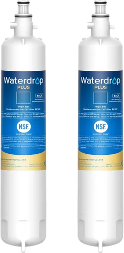 Waterdrop Filtro de agua para refrigerador Plus RPWF, repuesto para GE® RPWF (no RPWFE), reduce PFAS, WDP-F19, DWF-36, R-3600, MPF15350,