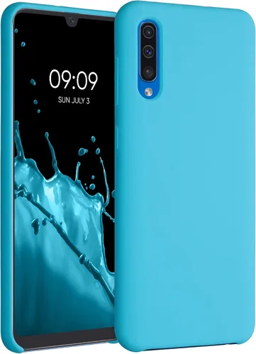 Miniatura 35 de kwmobile Funda compatible con Samsung Galaxy A32 5G - Funda de silicona TPU con acabado suave - Rosa impresionante