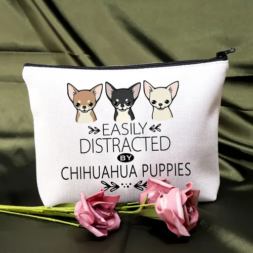 Miniatura 5 de BDPWSS Regalo de Chihuahua para los amantes de Chihuahua, bolsa de maquillaje de Chihuahua, Chihuahua, perro, cachorro, regalo divertido, bolsa