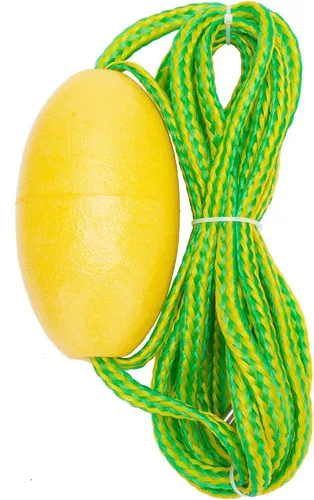 Cuerda de flotador resistente de grado marino, cuerda de alta visibilidad con ganchos de acero inoxidable 316 para línea de remolque de kayak, boya