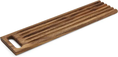 Miniatura 11 de Ironwood Gourmet 28330 Local 338 Bagel Miter, Madera de acacia, 7 x 5.5 x 2.5 pulgadas