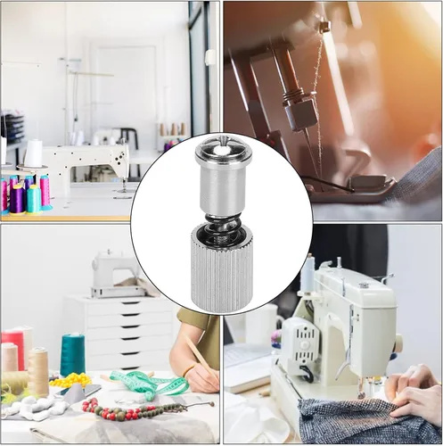 Miniatura 7 de Máquina de coser abrazadera de pie de resorte Prensatelas Pieza de reemplazo de abrazadera de tornillo de cambio fácil Accesorio de máquina de coser