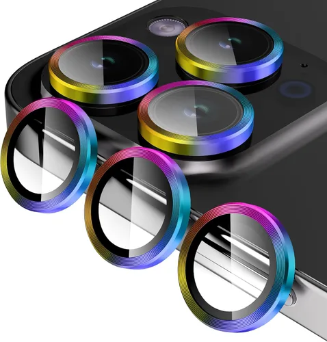Miniatura 9 de Jeluse Protector de lente de cámara para iPhone 17 Pro Max/17 Pro/16 Pro Max/16 Pro/15 Pro Max/15 Pro/14 Pro Max/14 Pro, kit de alineación