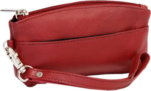 Miniatura 2 de Ashlin piel auténtica Compact, muñeca, rojo