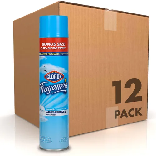 Miniatura 13 de Clorox Fraganzia - Ambientador en aerosol en aerosol con aroma a ráfaga de cereza, eliminador de olores de larga duración y ambientador