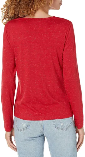 Miniatura 2 de Tommy Hilfiger Top de punto con nudo frontal de lúrex brillante para mujer