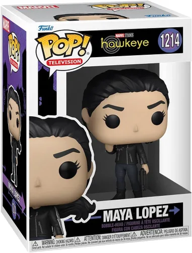 Miniatura 3 de POP Marvel: Hawkeye - Echo (Maya Lopez) figura de vinilo de Funko (paquete con funda protectora de caja compatible)