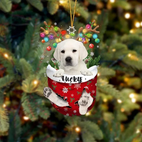 Miniatura 60 de Adorno de Navidad personalizado para perro Airedale Terrier en bolsillo de nieve, adorno para árbol de Navidad, idea de regalo para amantes