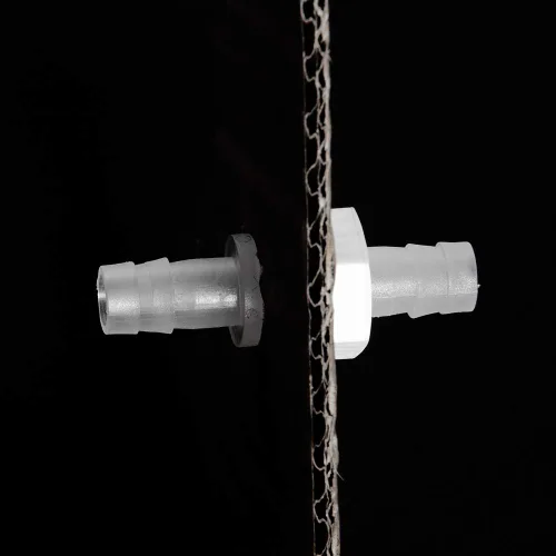 Miniatura 5 de Feelers Púa de manguera de 1/2 pulgada a granel, accesorio de púas hexagonales, adaptador de plástico, empalmador de unión con junta