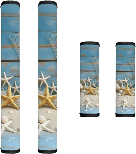 Miniatura 35 de 250 Years of America - Juego de 4 fundas decorativas para manijas de nevera, antideslizantes, hechas a mano, guantes para electrodomésticos