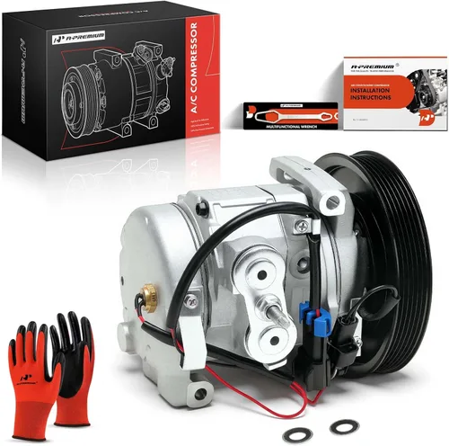 Miniatura 10 de A-Premium Compresor de aire acondicionado con embrague compatible con Freightliner Cascadia 2011-2017, Columbia 2015-2018 y Western Star 3700, 3800
