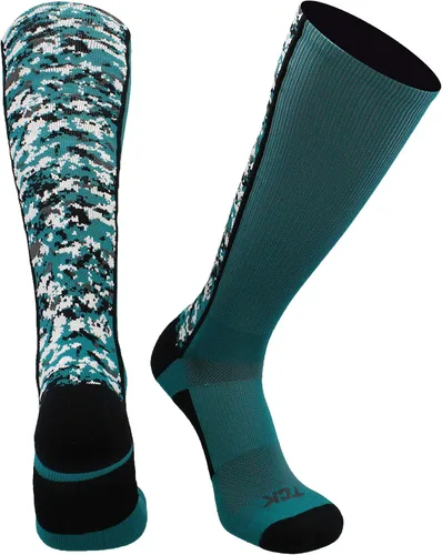 Miniatura 19 de TCK Calcetines de béisbol para jóvenes, niños u hombres, con diseño de camuflaje digital y longitud hasta por encima de la pantorrilla