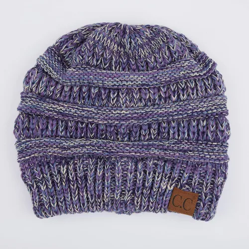 Miniatura 247 de C.C Trendy Warm Chunky Soft Stretch Cable Knit Beanie