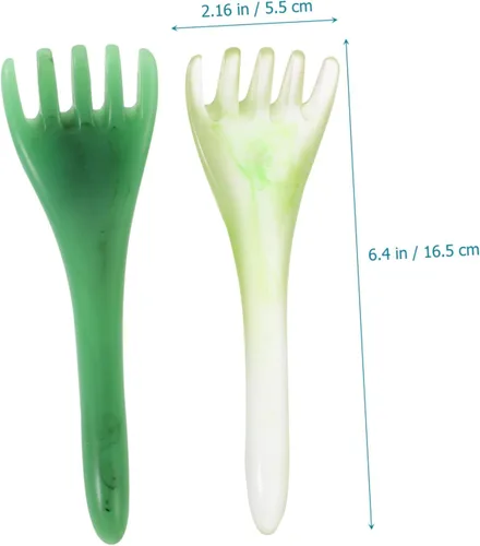 Miniatura 3 de Healeved 2 unids herramienta de cabeza para el cuidado del cabello peine masaje resina cera de abejas mujeres cuero cabelludo chatarra gusha
