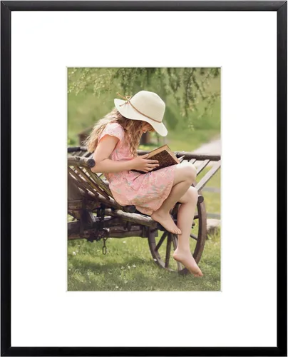 Miniatura 41 de Frametory, Portarretratos de aluminio negro de 6 x 8 pulgadas, juego de 1, ideal para mostrar fotos de 5 x 7 con paspartú o 6 x 8 sin paspartú
