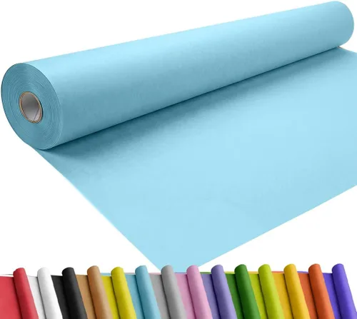 Miniatura 12 de SMART&CASUAL Papel de regalo negro de 17.8 x 760 pulgadas (63 pies) de papel kraft para regalo, tablón de anuncios, ramos, flores, niños, embalaje