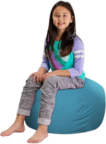 Miniatura 19 de Posh Stuffable Kids Funda de Silla Puf Rellenable para Almacenamiento de Animales de Peluche - Organizador de Juguetes Infantiles, Mediano 27